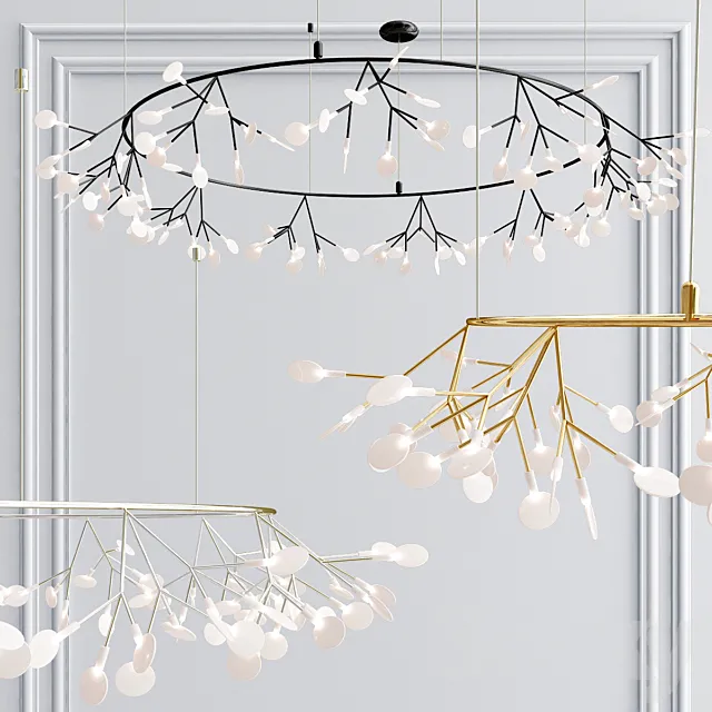 Chandelier heracleum the big o 3D Model