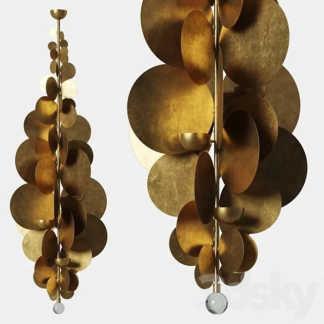 Chandelier herve van der straeten 3D Model