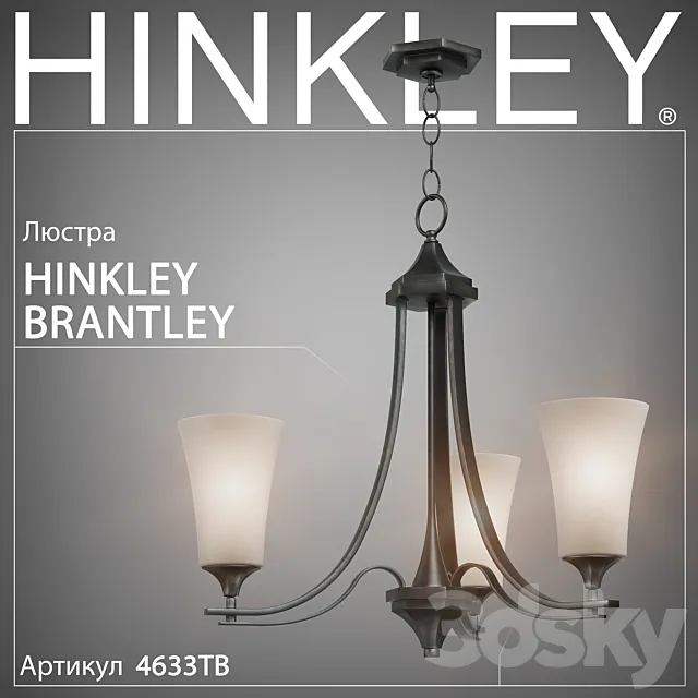 Chandelier Hinkley Brantley 4633TB 3D Model