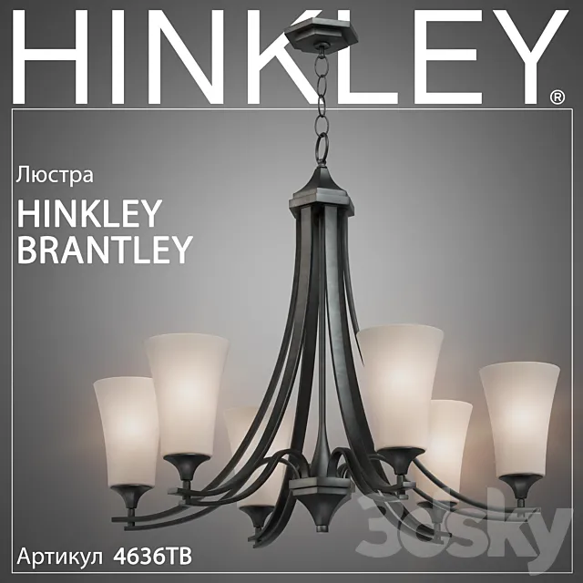 Chandelier Hinkley Brantley 4636TB 3D Model