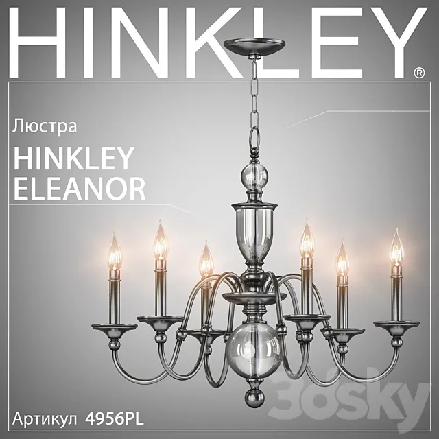 Chandelier Hinkley Eleanor 4956PL 3DModel