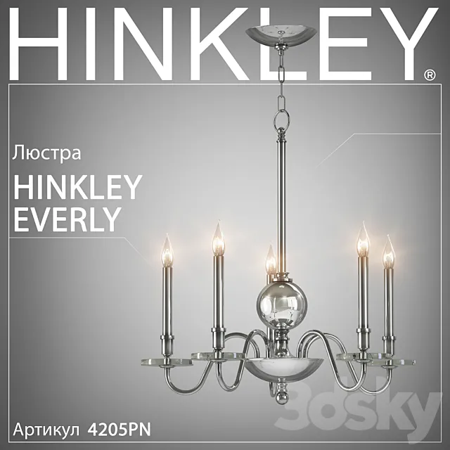 Chandelier Hinkley Everly 4205PN 3D Model
