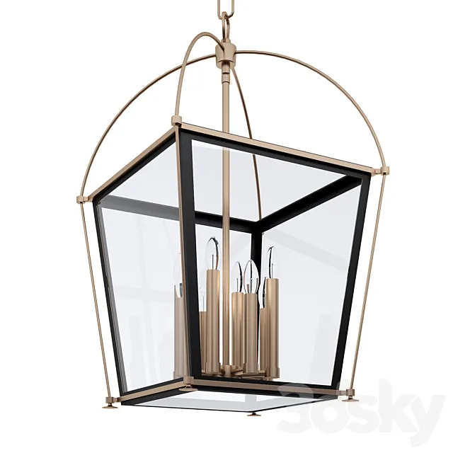 Chandelier Hudson Valley-Hollis 3DModel