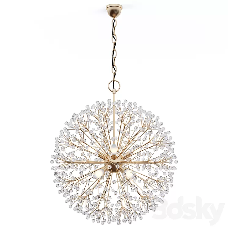 Chandelier Hudson Valley Lighting - Dunkirk 3D Model