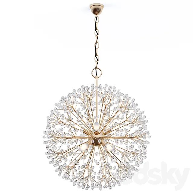 Chandelier Hudson Valley Lighting - Dunkirk 3DModel