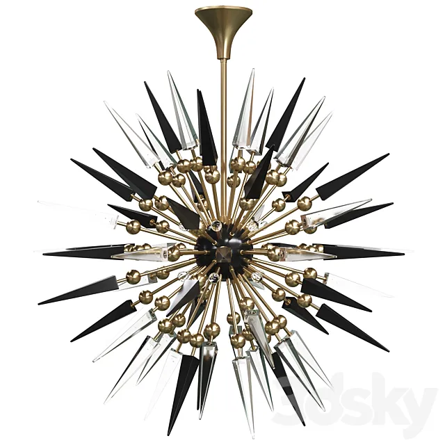 Chandelier Hudson Valley Lighting Sparta 3D Model