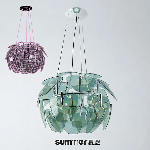 Chandelier in modern style 3D Model