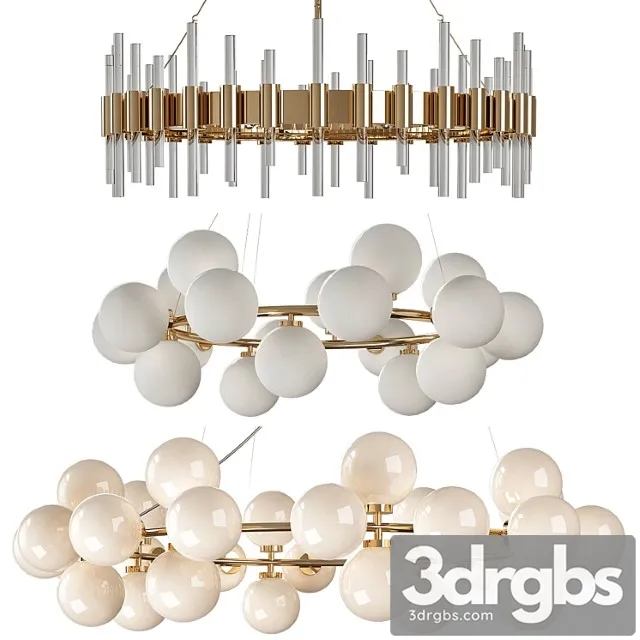 Chandelier Inflora 3D Model Free