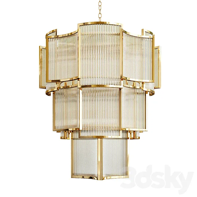 Chandelier jet set 3D Model