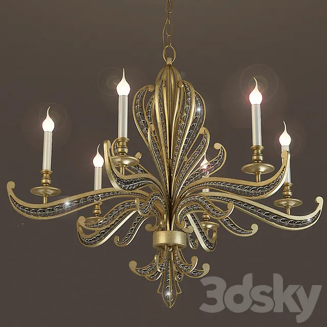 Chandelier John-Richard AJC-8823 3DModel