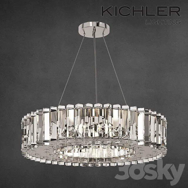 Chandelier Kichler Crystal Skye 8 3D Model