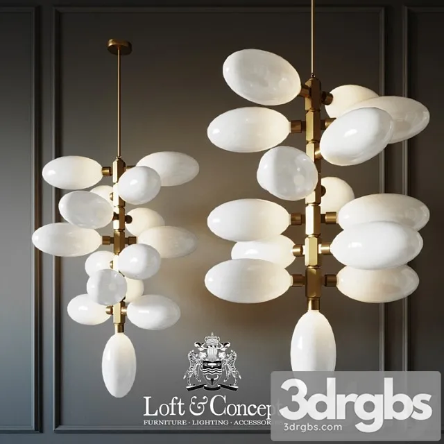 Chandelier kingdom column 15 designed 3 3D Model Free