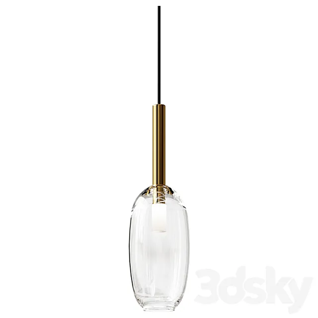 Chandelier Lamp Alchimia Ovale by Il Fanale 3D Model