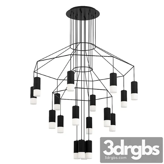 Chandelier lampatron - vibia 3D Model Free