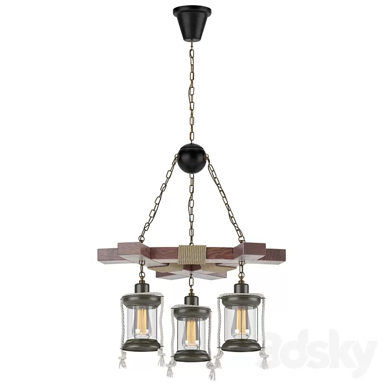chandelier light 3 3D Model