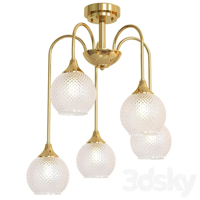 Chandelier light 3D Model