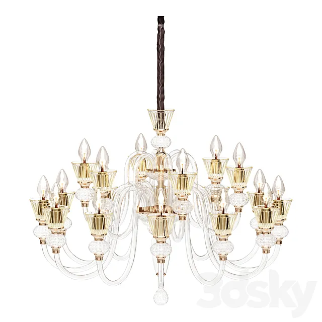 Chandelier Light Fixture 3D Model