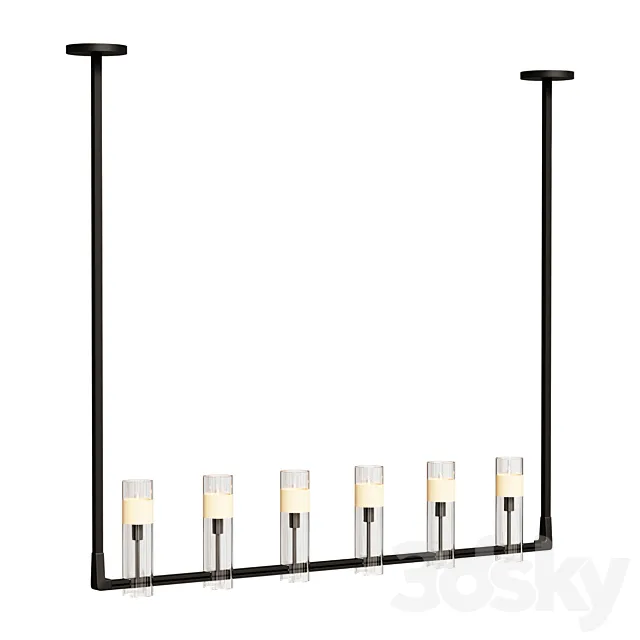 Chandelier Light Fixture 3D Model