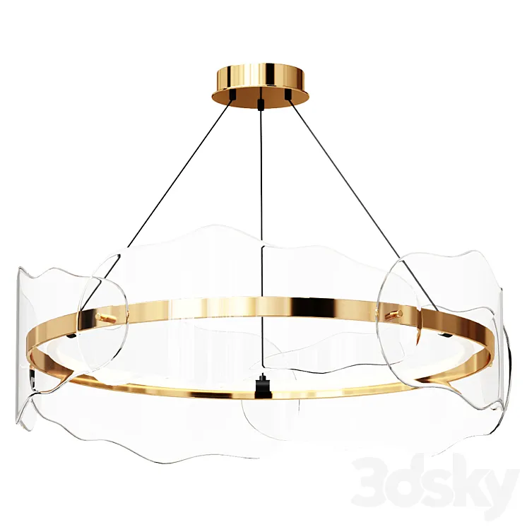 Chandelier Light Fixture 3D Model Free