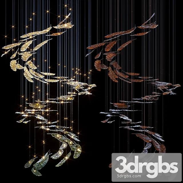 Chandelier Light Vargov 18 3D Model Free