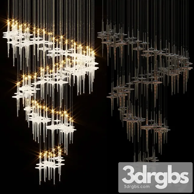 Chandelier Light Vargov 2 3D Model Free