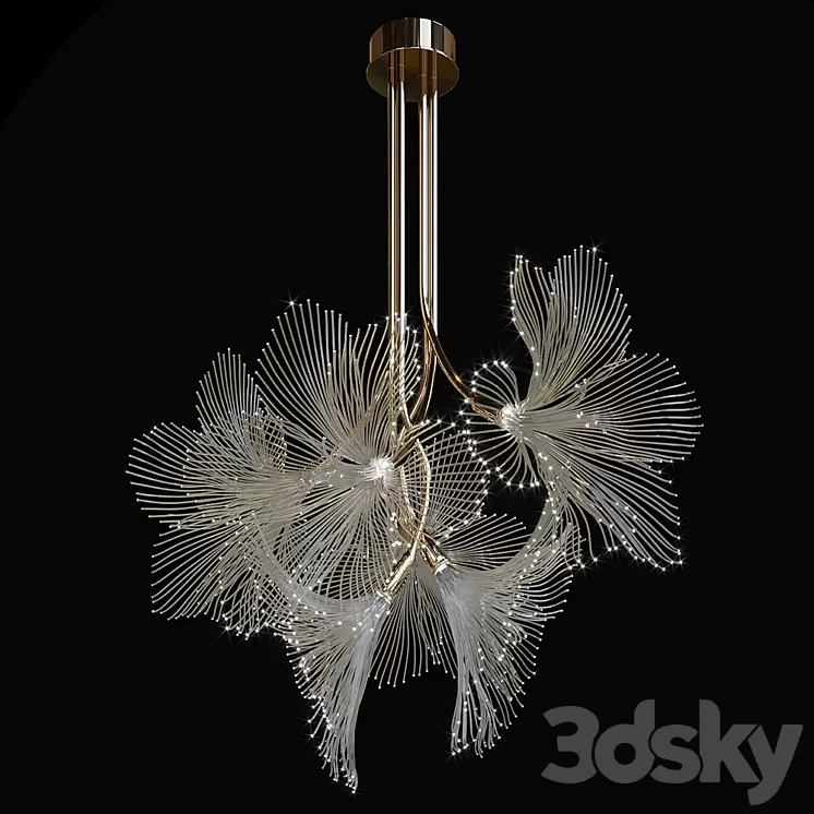 Chandelier Light Vargov 3D Model