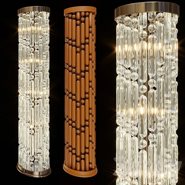 Chandelier Light Vargov 3D Model