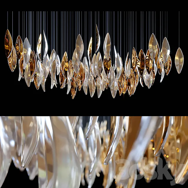 Chandelier Light Vargov 3D Model