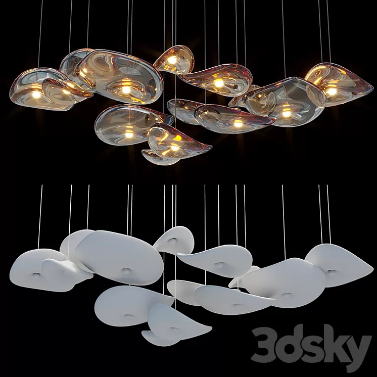 Chandelier Light Vargov 3D Model