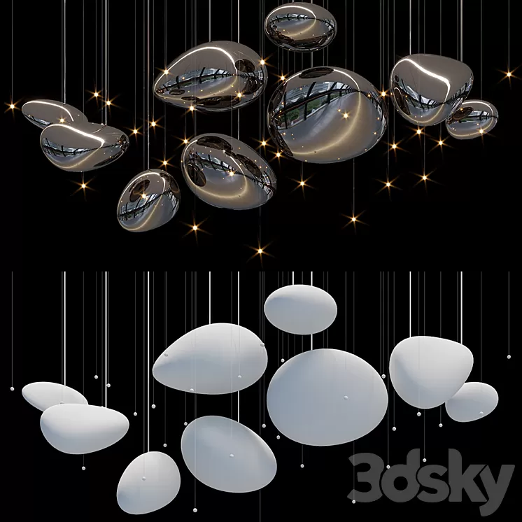 Chandelier Light Vargov 3D Model