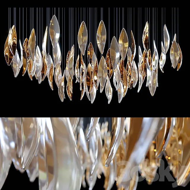 Chandelier Light Vargov 3D Model