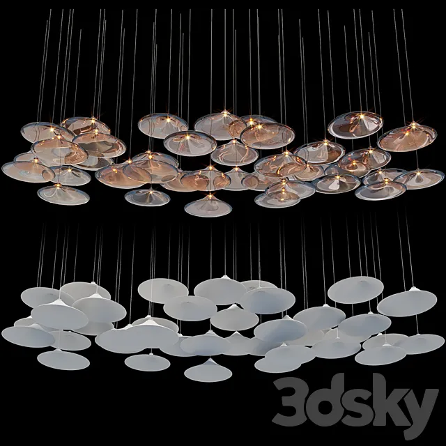 Chandelier Light Vargov 3D Model