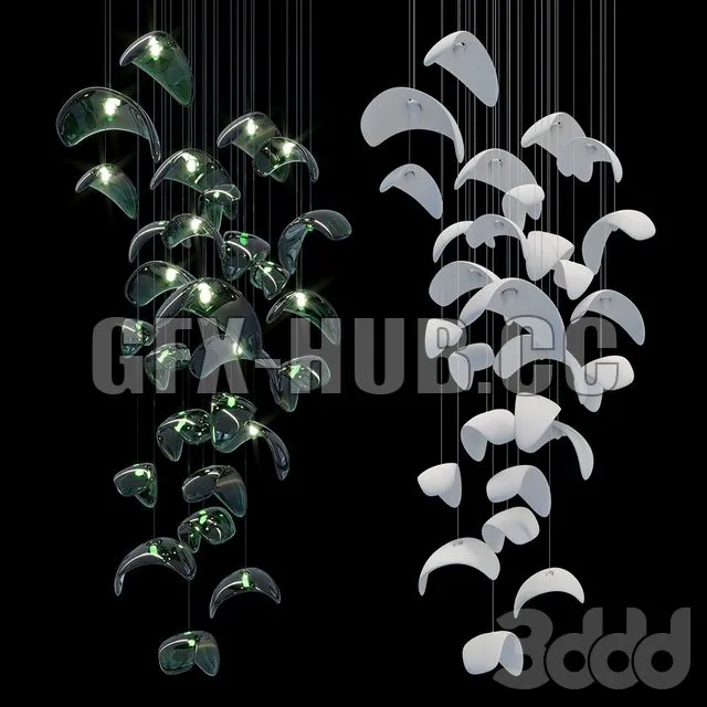 Chandelier Light Vargov 3D Model