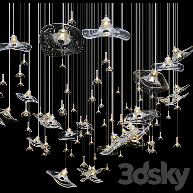 Chandelier Light Vargov 3DModel