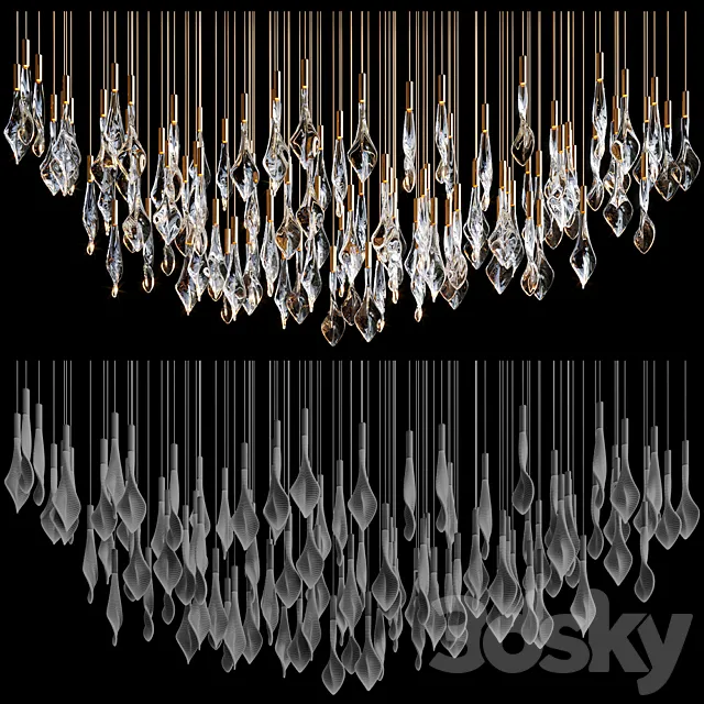 Chandelier Light Vargov 3DModel