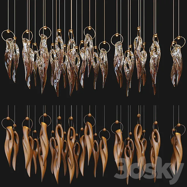 Chandelier Light Vargov 3DModel