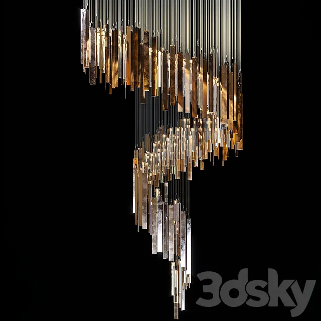 Chandelier Light Vargov 3DModel