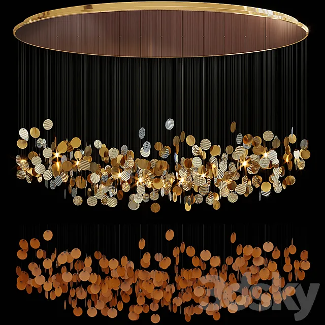 Chandelier Light Vargov 3DModel