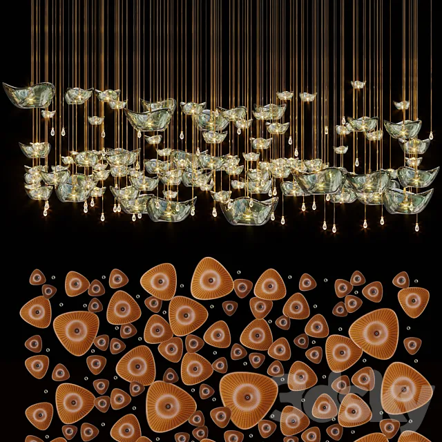 Chandelier Light Vargov 3DModel