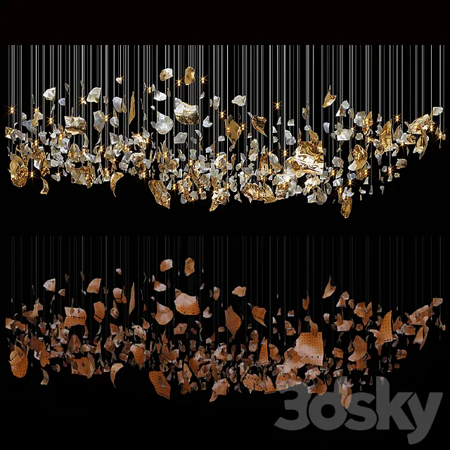 Chandelier Light Vargov 3DModel