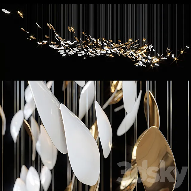 Chandelier Light Vargov 3DModel