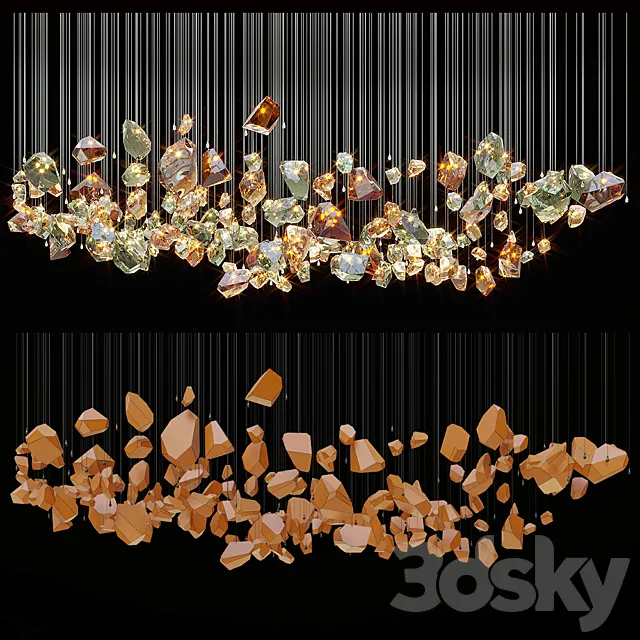 Chandelier Light Vargov 3DModel