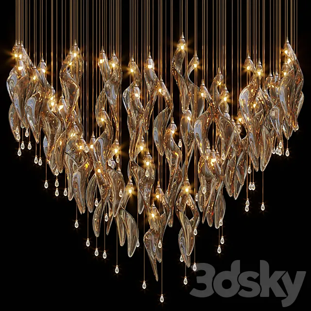 Chandelier Light Vargov 3DModel