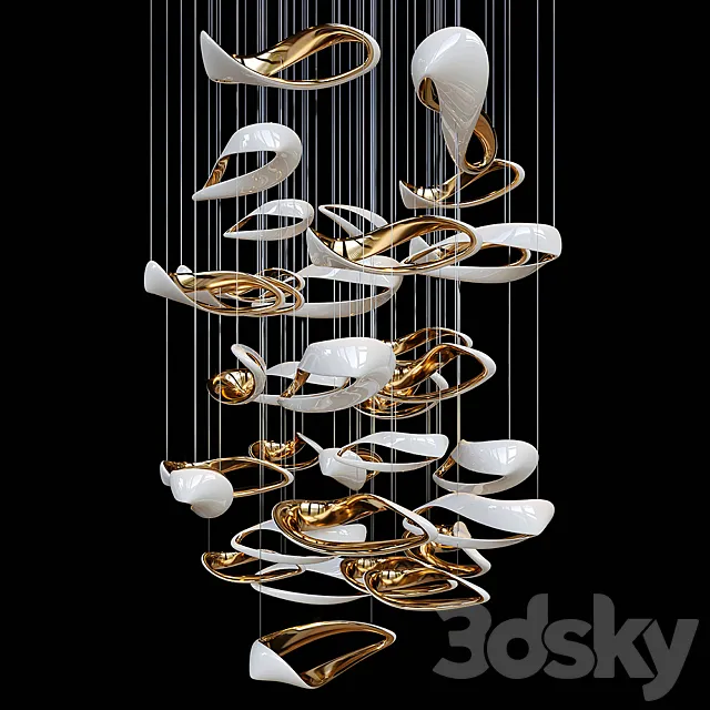 Chandelier Light Vargov 3DModel