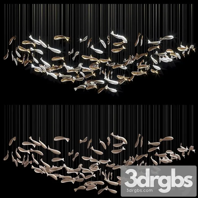 Chandelier light vargov - fish_1