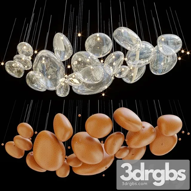Chandelier light vargov_12 3D Model Download