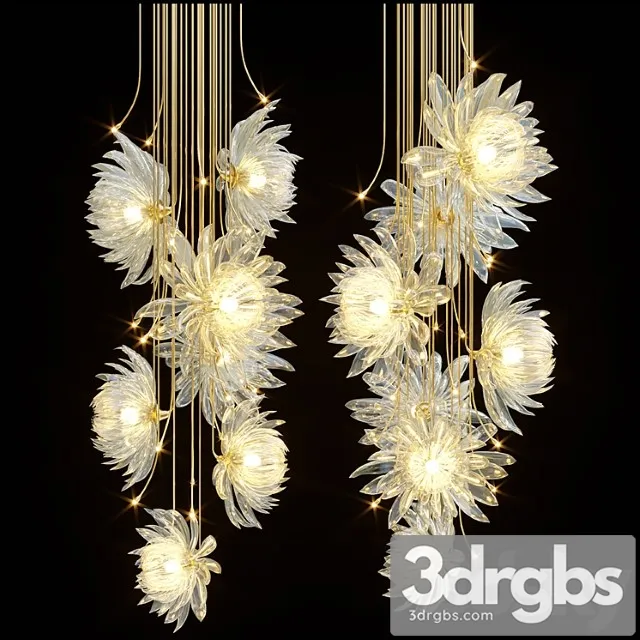 Chandelier light vargov_14 3D Model Free