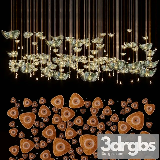 Chandelier light vargov_222 3D Model Free
