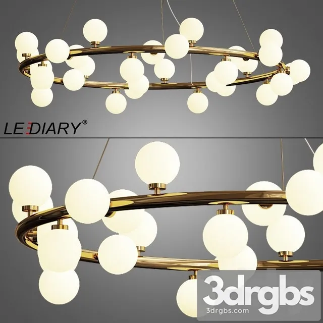 Chandelier Lights Modern Pendant Lamp Ball 3D Model Free
