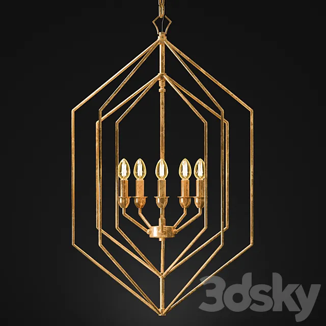 Chandelier LOFT designe Free Download
